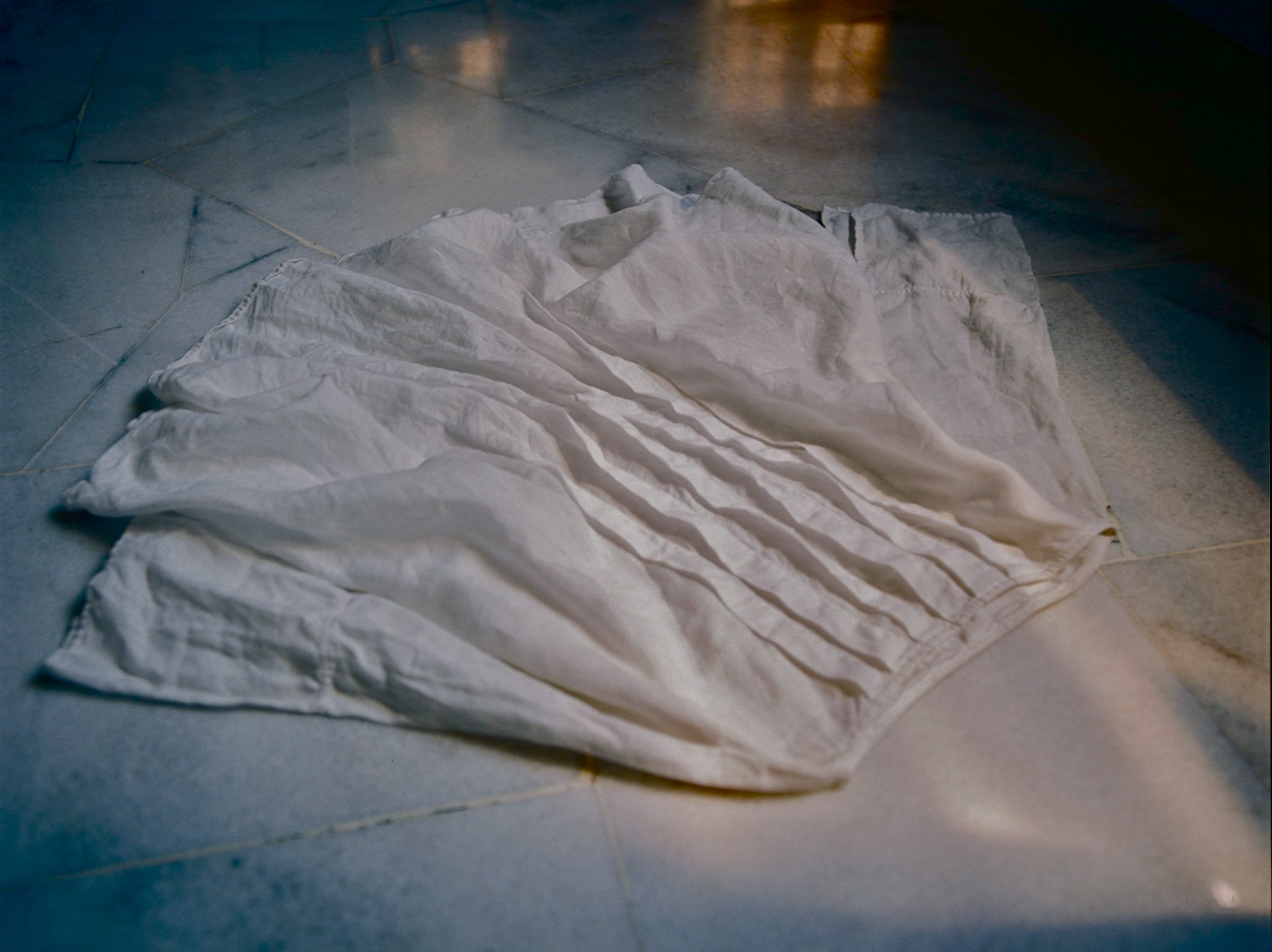 Linen tuck blouse that I made three years ago/ ３年前に作ったリネンのタックブラウス